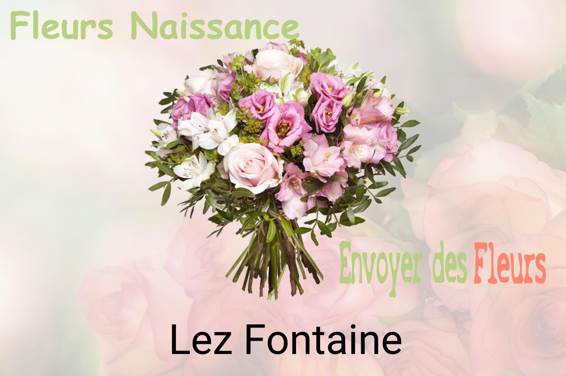 Bouquet de fleurs de naissance livré à Lez-Fontaine
